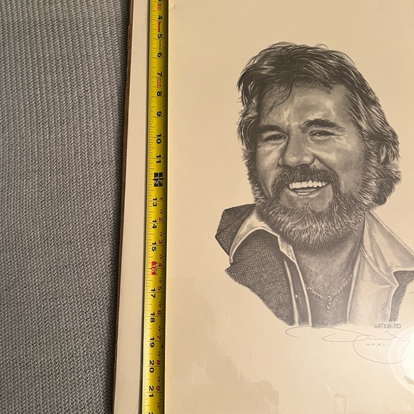 Vintage Kenny Rogers sketch by Donovan Gatewood. - Picture 5 of 9
